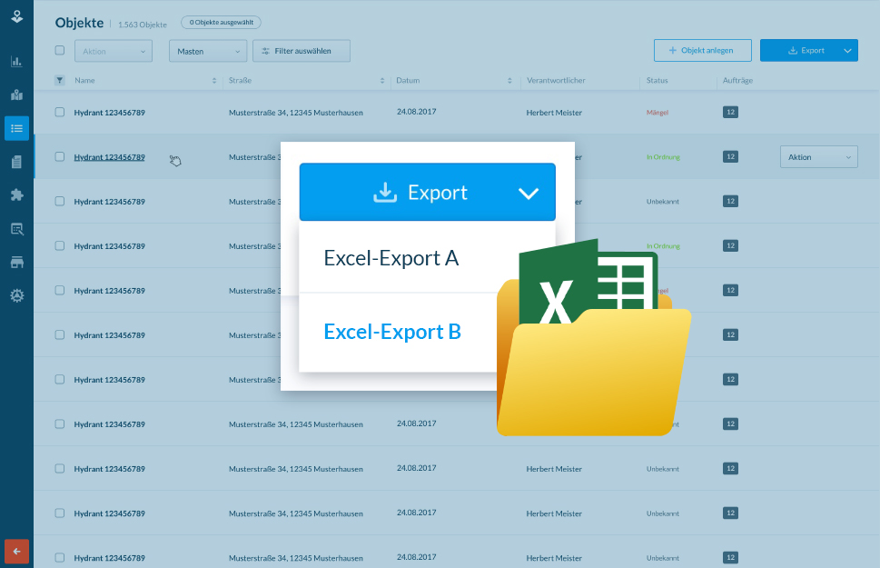 Individueller Excel-Export